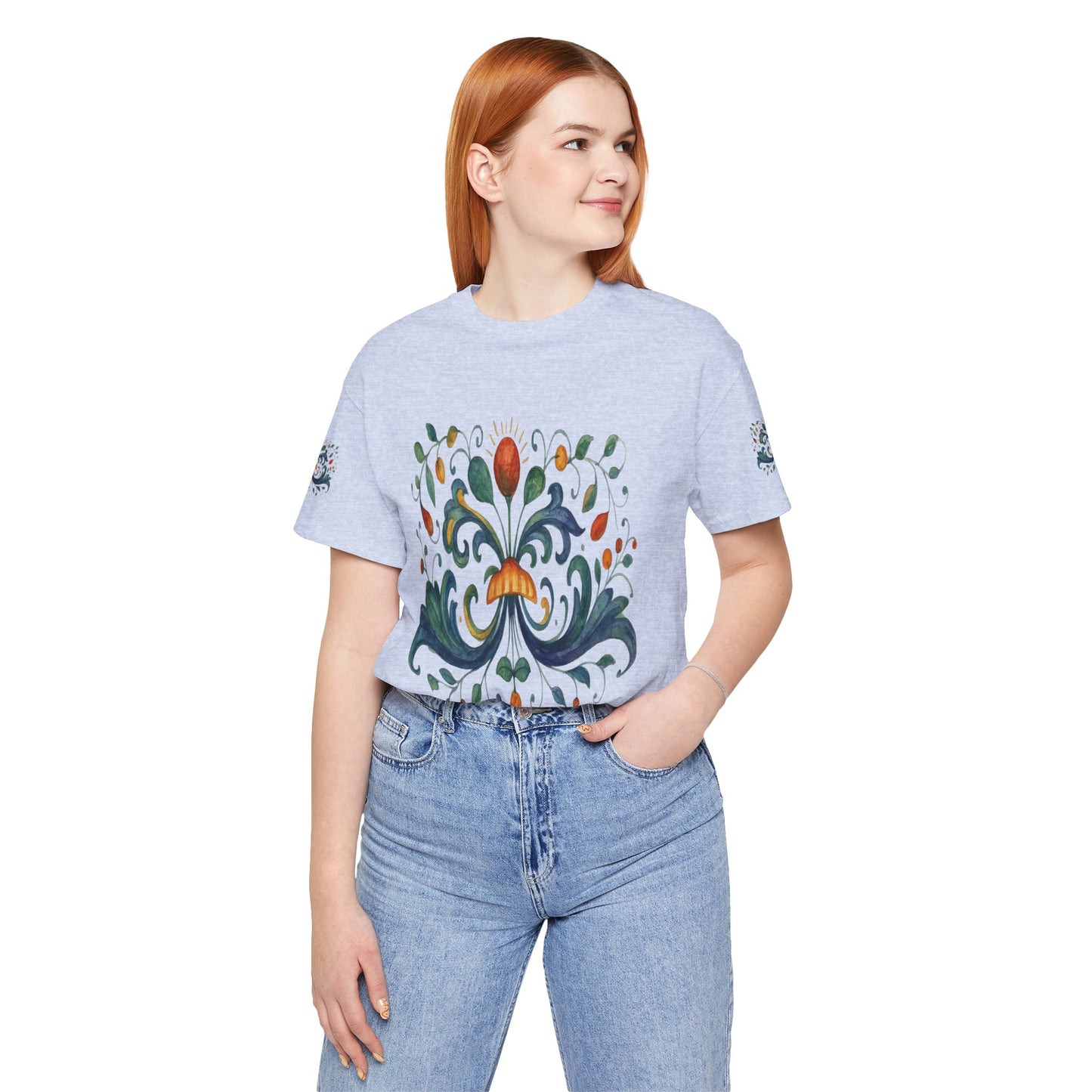 DERUTA COUTURE: Unisex Jersey Short Sleeve Tee Ricco Italia Design