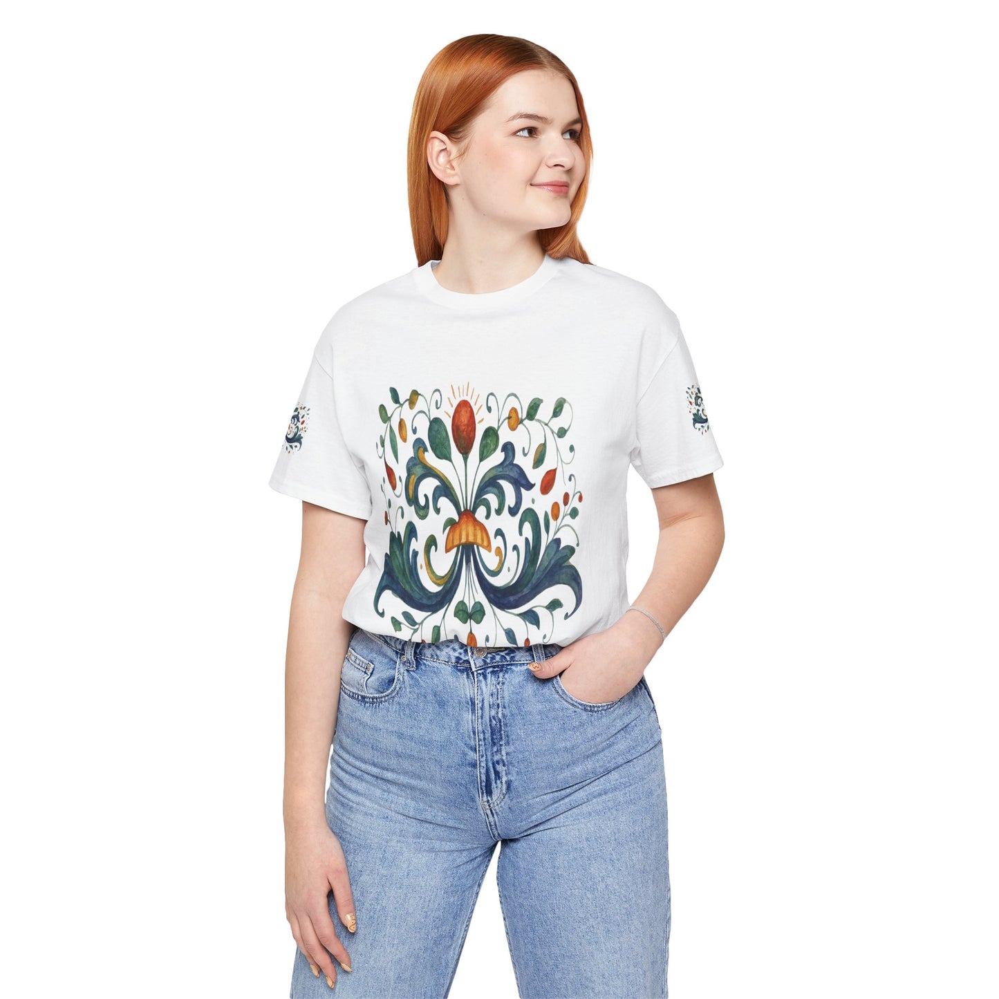 DERUTA COUTURE: Unisex Jersey Short Sleeve Tee Ricco Italia Design