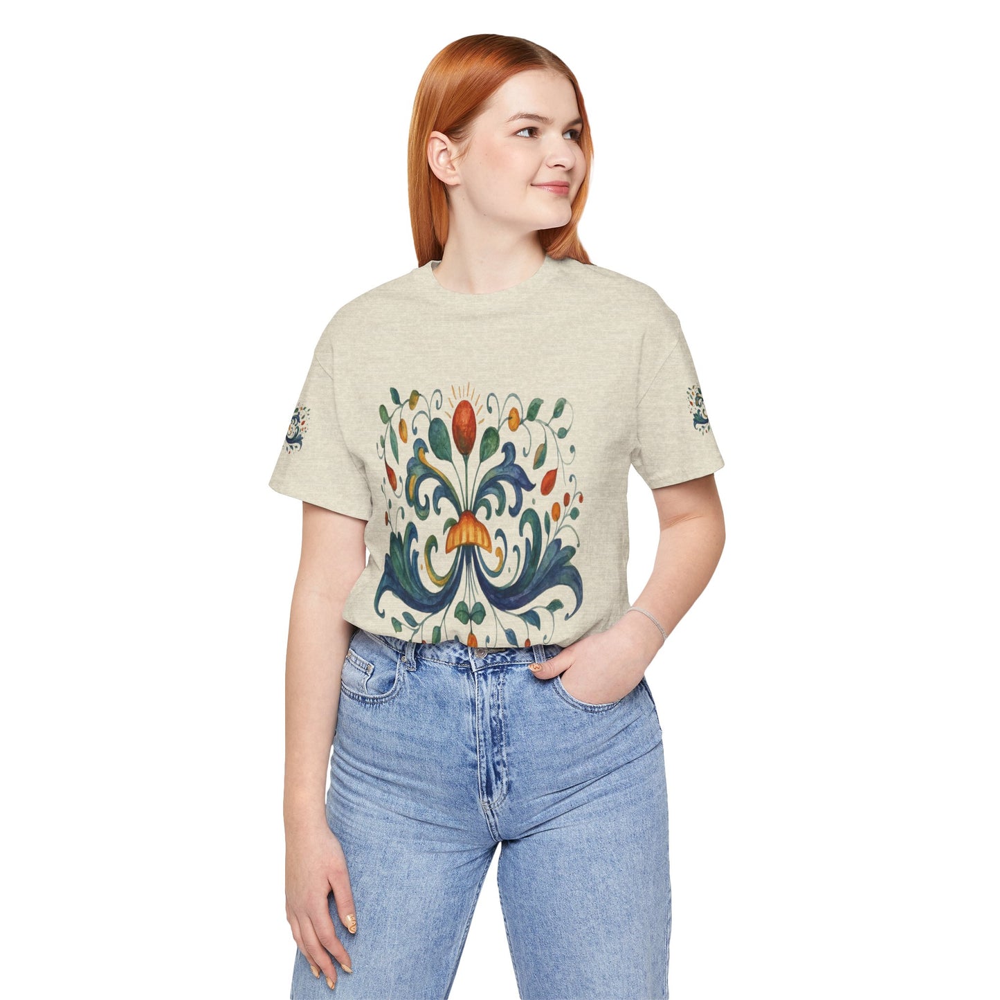 DERUTA COUTURE: Unisex Jersey Short Sleeve Tee Ricco Italia Design