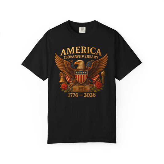 America 250th Anniversary Eagle T-Shirt — 1776–2026 Patriotic Tee