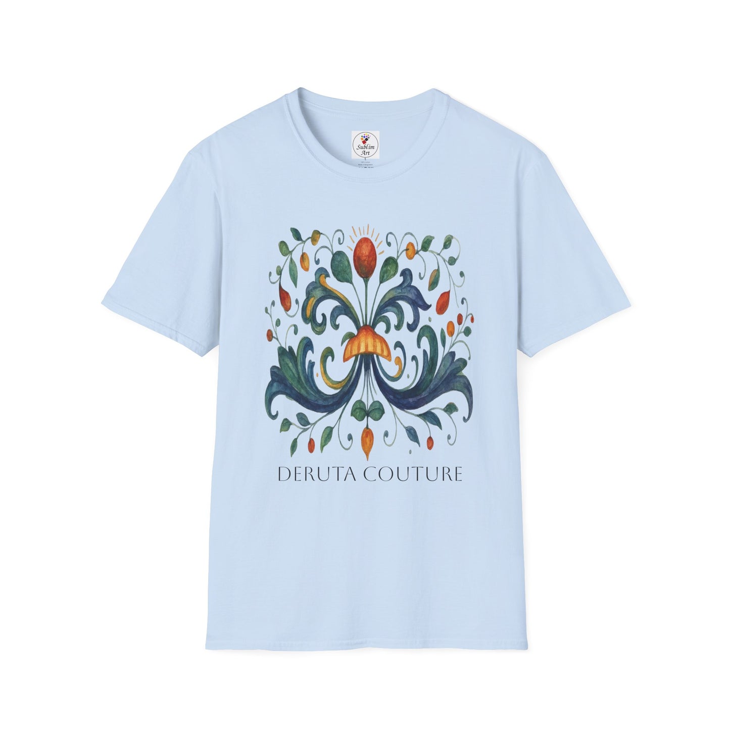 DERUTA COUTURE: Unisex Softstyle T-Shirt Ricco Italia Design