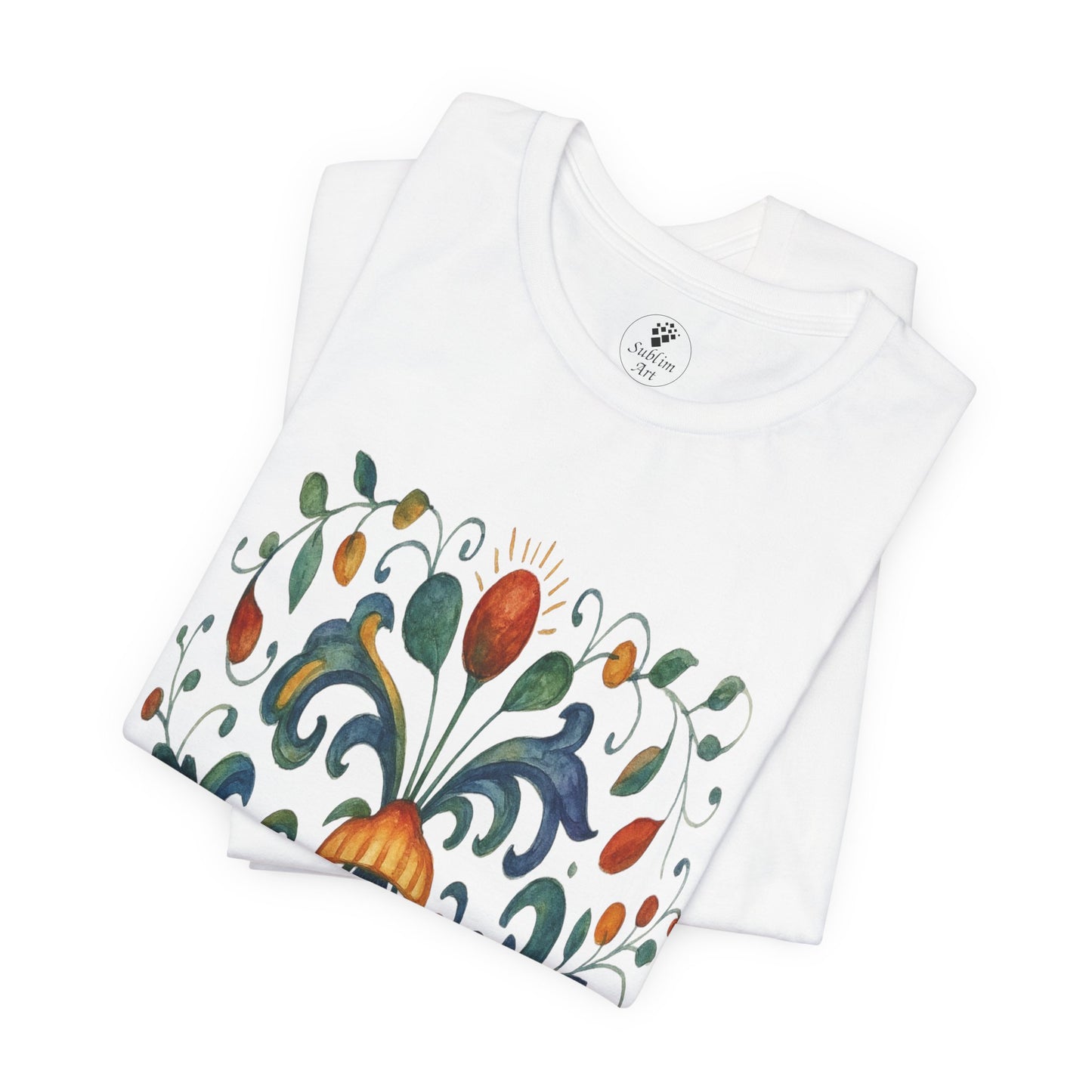 DERUTA COUTURE: Unisex Jersey Short Sleeve Tee Ricco Italia Design