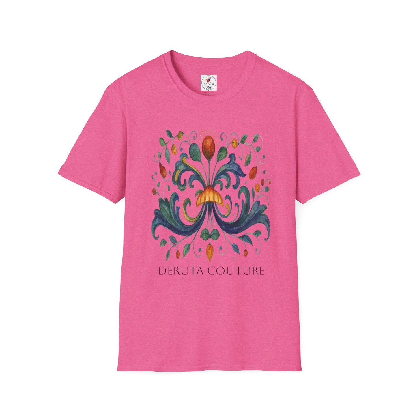 DERUTA COUTURE: Unisex Softstyle T-Shirt Ricco Italia Design