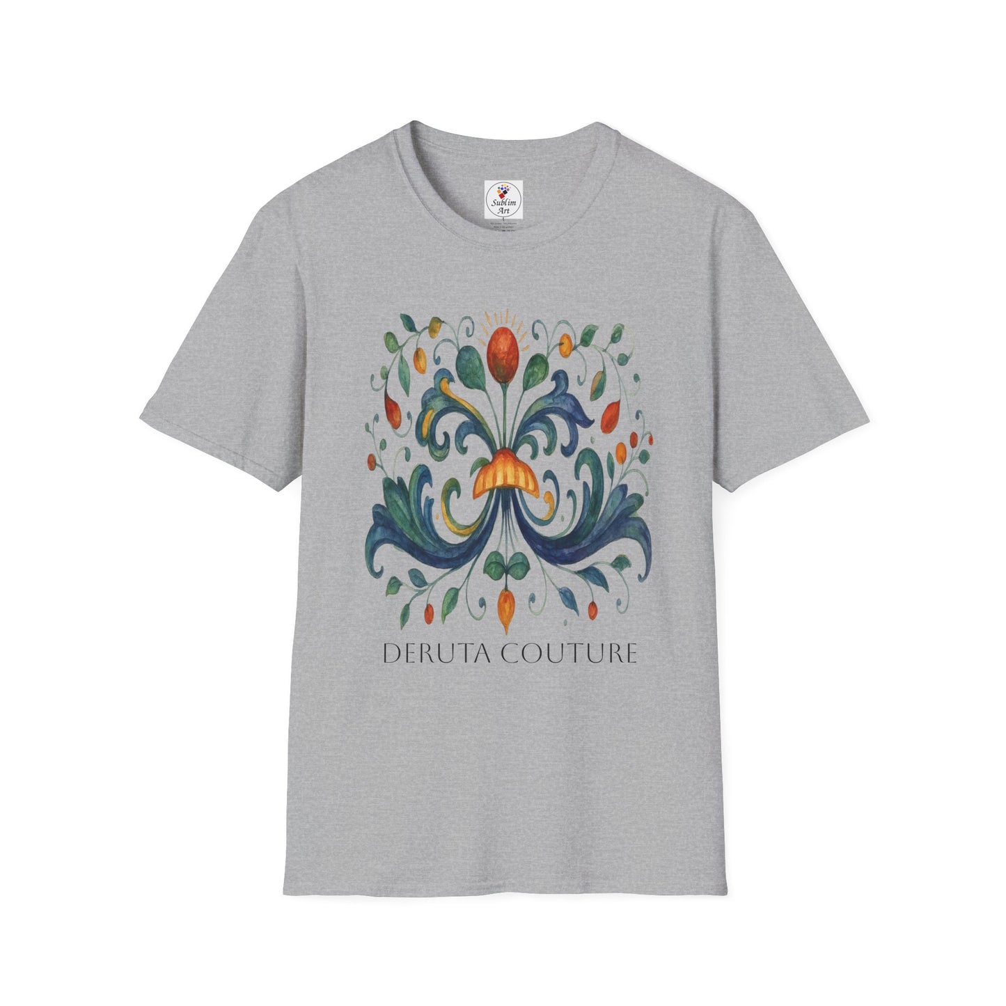 DERUTA COUTURE: Unisex Softstyle T-Shirt Ricco Italia Design
