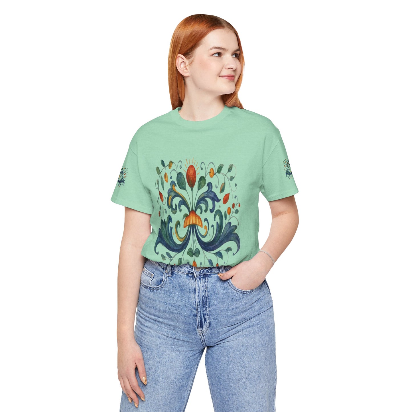 DERUTA COUTURE: Unisex Jersey Short Sleeve Tee Ricco Italia Design