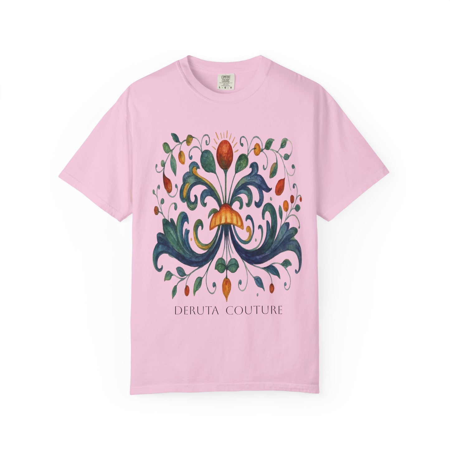 DERUTA COUTURE: Unisex Garment-Dyed T-shirt Ricco Italia Design