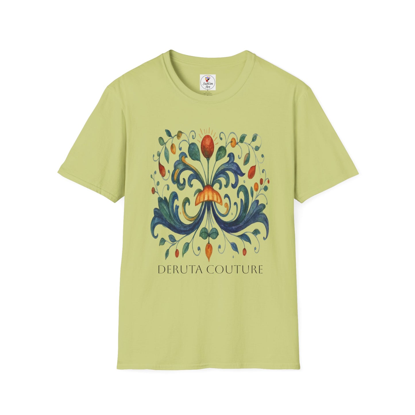 DERUTA COUTURE: Unisex Softstyle T-Shirt Ricco Italia Design