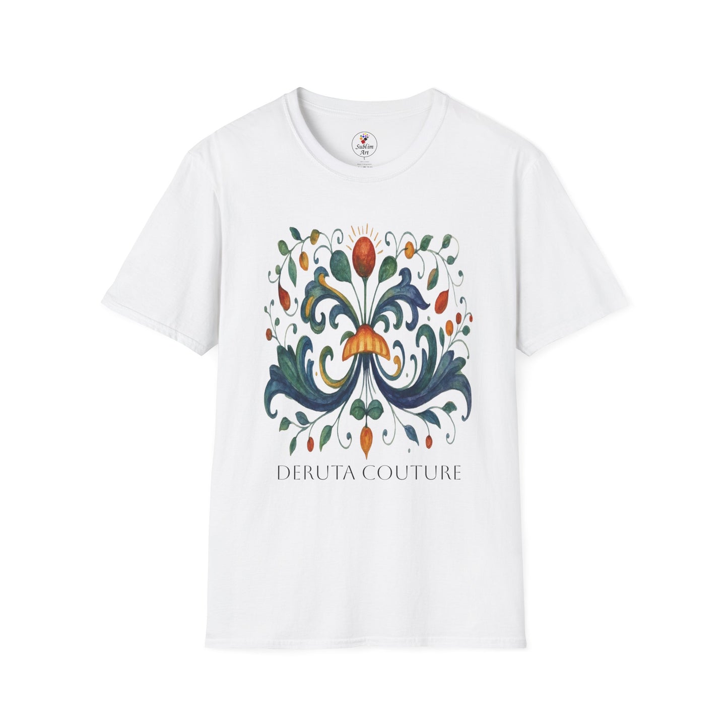 DERUTA COUTURE: Unisex Softstyle T-Shirt Ricco Italia Design
