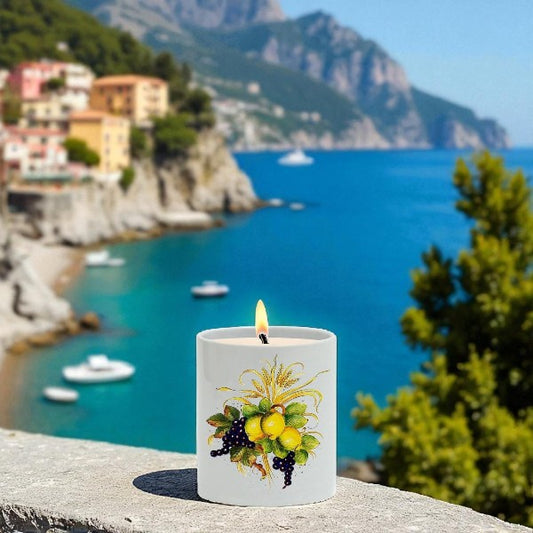 SUBLIMART: NEW! > Positano Porcelain Soy Wax Candle