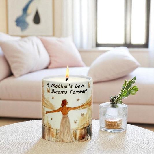 SUBLIMART: Mother's Day "Mother's Love Blooms Forever!" Bundle - Candle + Mug, by RC Designs