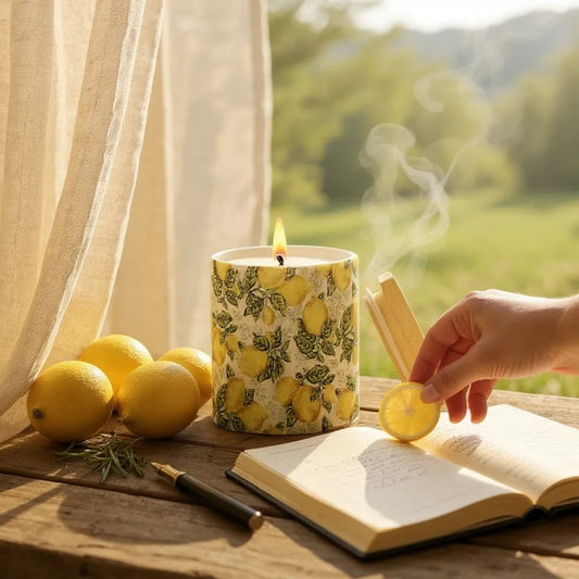 SUBLIMART: NEW! > POSITANO Porcelain Soy Wax Candle