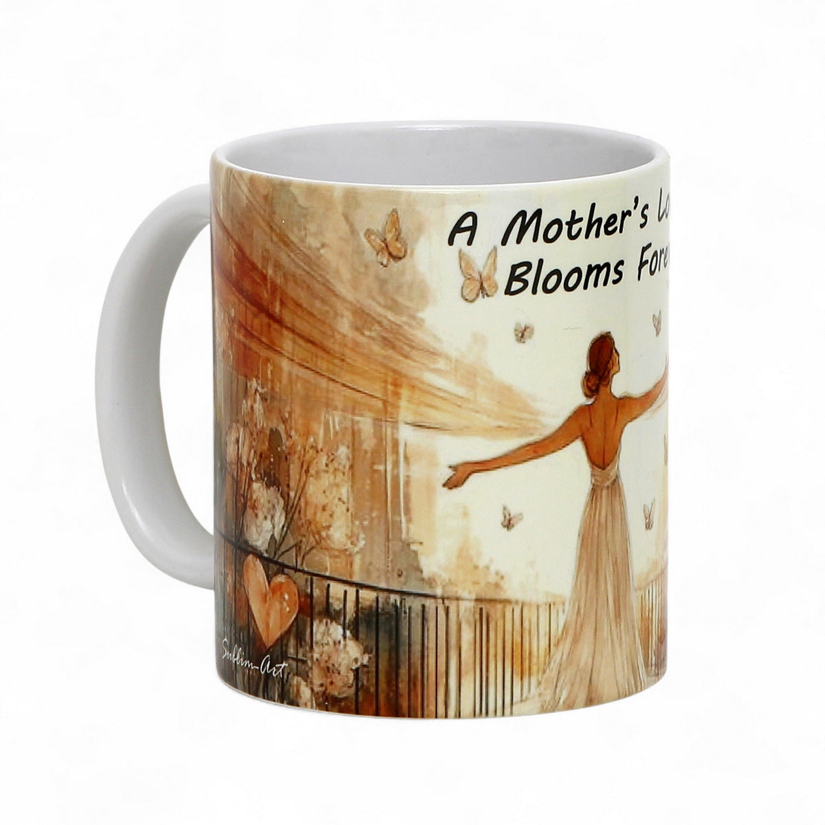 SUBLIMART: Mother's Day Mug "Mother's Love Blooms Forever!" by RC Designs