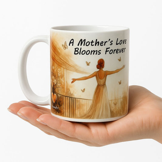 SUBLIMART: Mother's Day Mug "Mother's Love Blooms Forever!" by RC Designs