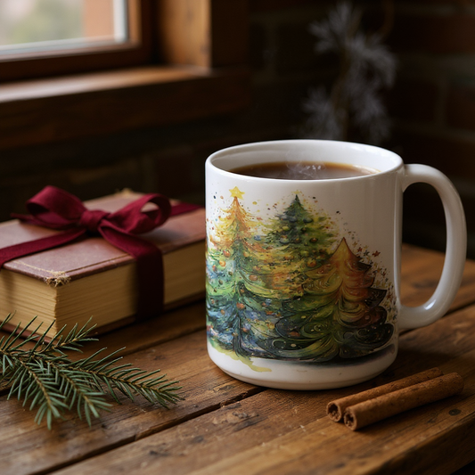 SUBLIMART: Designer Christmas Ceramic Large Jumbo Mug - (20 Oz)