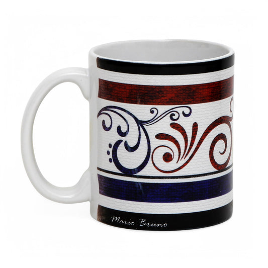 RICCO ITALIA PALIO: SUBLIMART: Ricco Italia Mug White Handle - by Mario Bruno (Design 6395)
