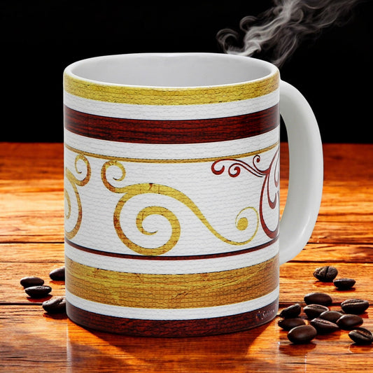 RICCO ITALIA PALIO: SUBLIMART: Ricco Italia Mug White Handle - by Mario Bruno (Design 6405)