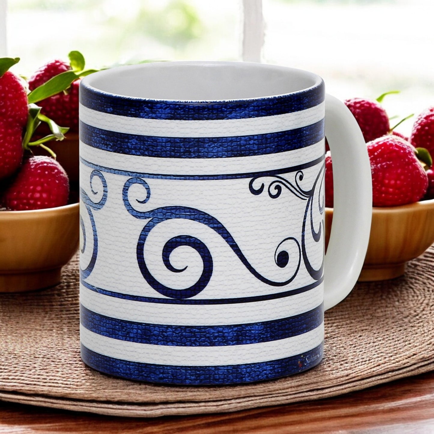 SUBLIMART: Ricco Italia Mug White Handle - by Mario Bruno (Design 6409)