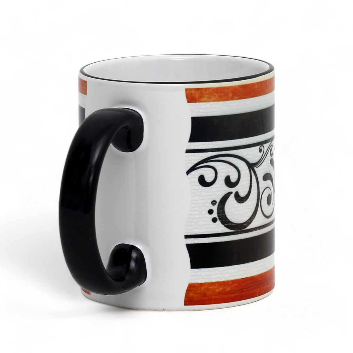 SUBLIMART: Ricco Italia Mug Black Handle+Rim - by Mario Bruno (Design 6420)