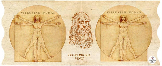 SUBLIMART: Affresco - Porcelain Soy Wax Candle 'Vitruvian Woman' (Design #AFF18)