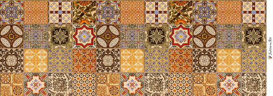 SUBLIMART: Tiles - Porcelain Soy Wax Candle (Design #TIL02)