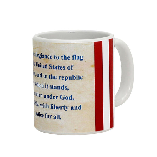 SUBLIMART: Patriotic Mug 'I pledge allegiance to the flag...'(Design 30)