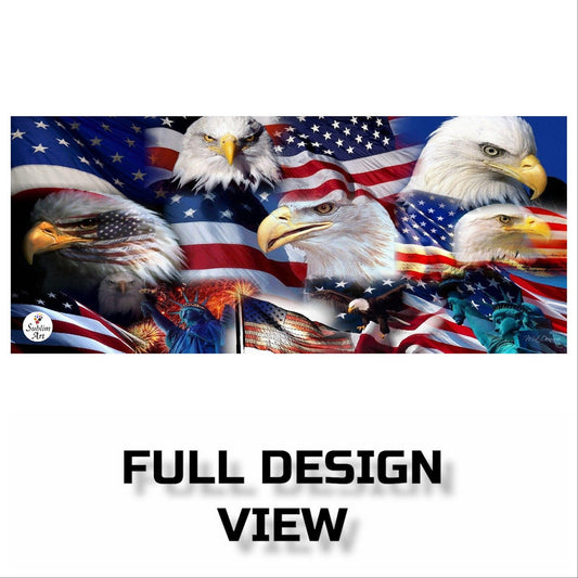 SUBLIMART: Patriotic Mug 'Mount Rushmore' (Design 35) - Artistica.com