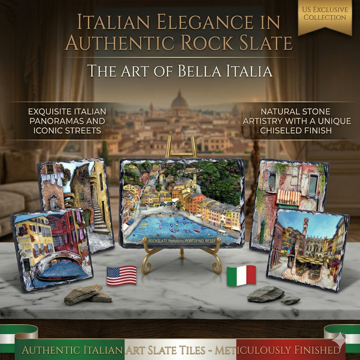 ROCK SLATE STONE TILES