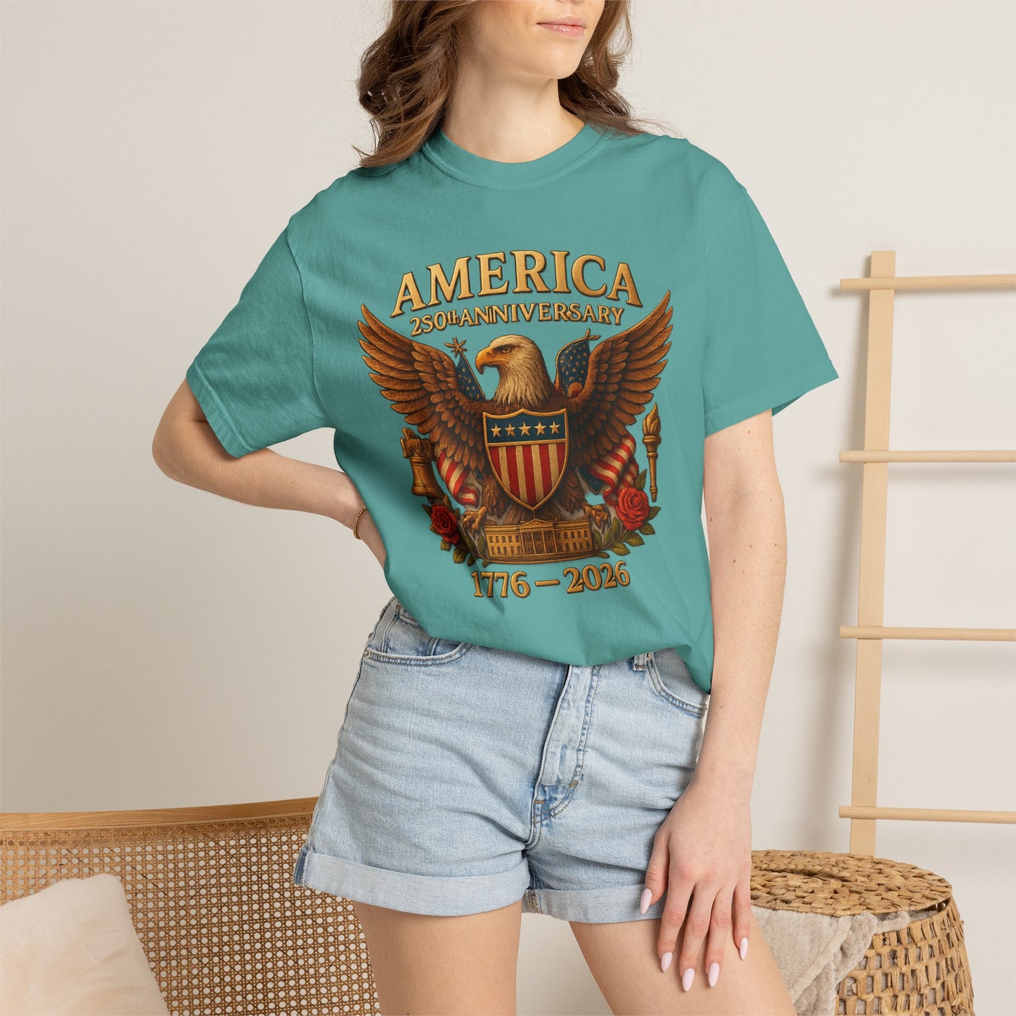 America 250th Anniversary Eagle T-Shirt — 1776–2026 Patriotic Tee