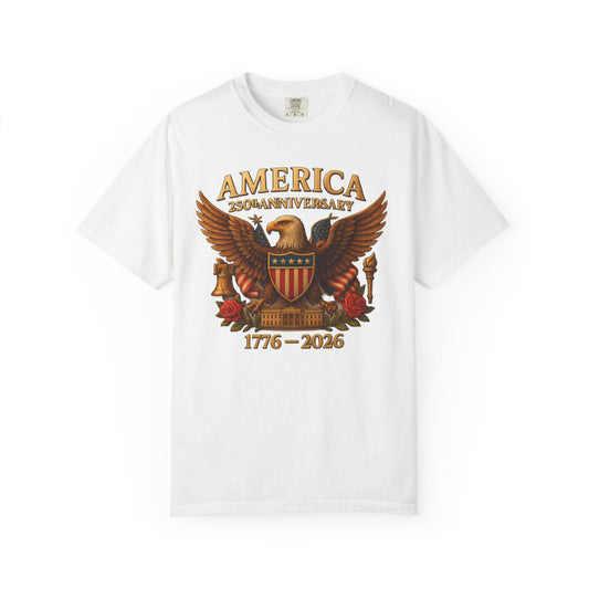America 250th Anniversary Eagle T-Shirt — 1776–2026 Patriotic Tee
