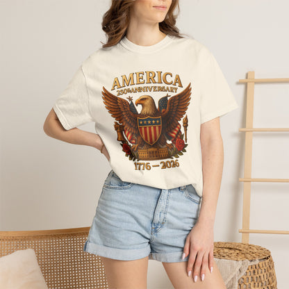 America 250th Anniversary Eagle T-Shirt — 1776–2026 Patriotic Tee