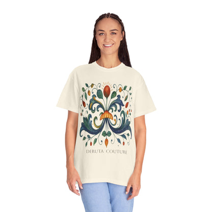 DERUTA COUTURE: Unisex Garment-Dyed T-shirt Ricco Italia Design