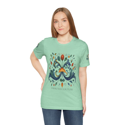 DERUTA COUTURE: Unisex Jersey Short Sleeve Tee Ricco Italia Design