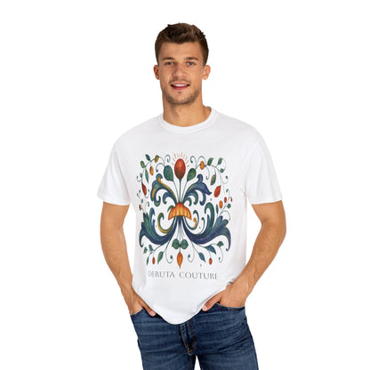 DERUTA COUTURE: Unisex Garment-Dyed T-shirt Ricco Italia Design