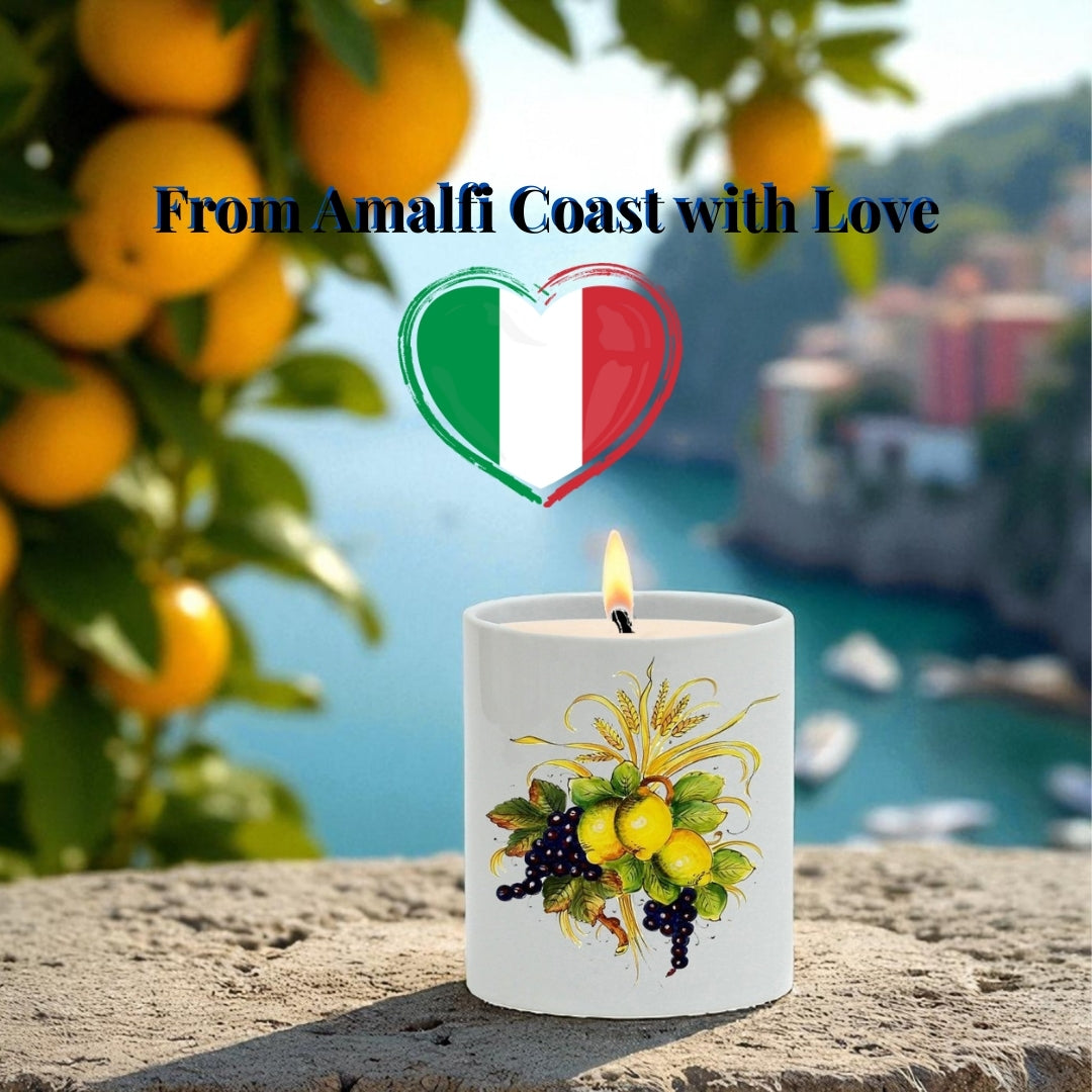 SUBLIMART: NEW! > Positano Porcelain Soy Wax Candle