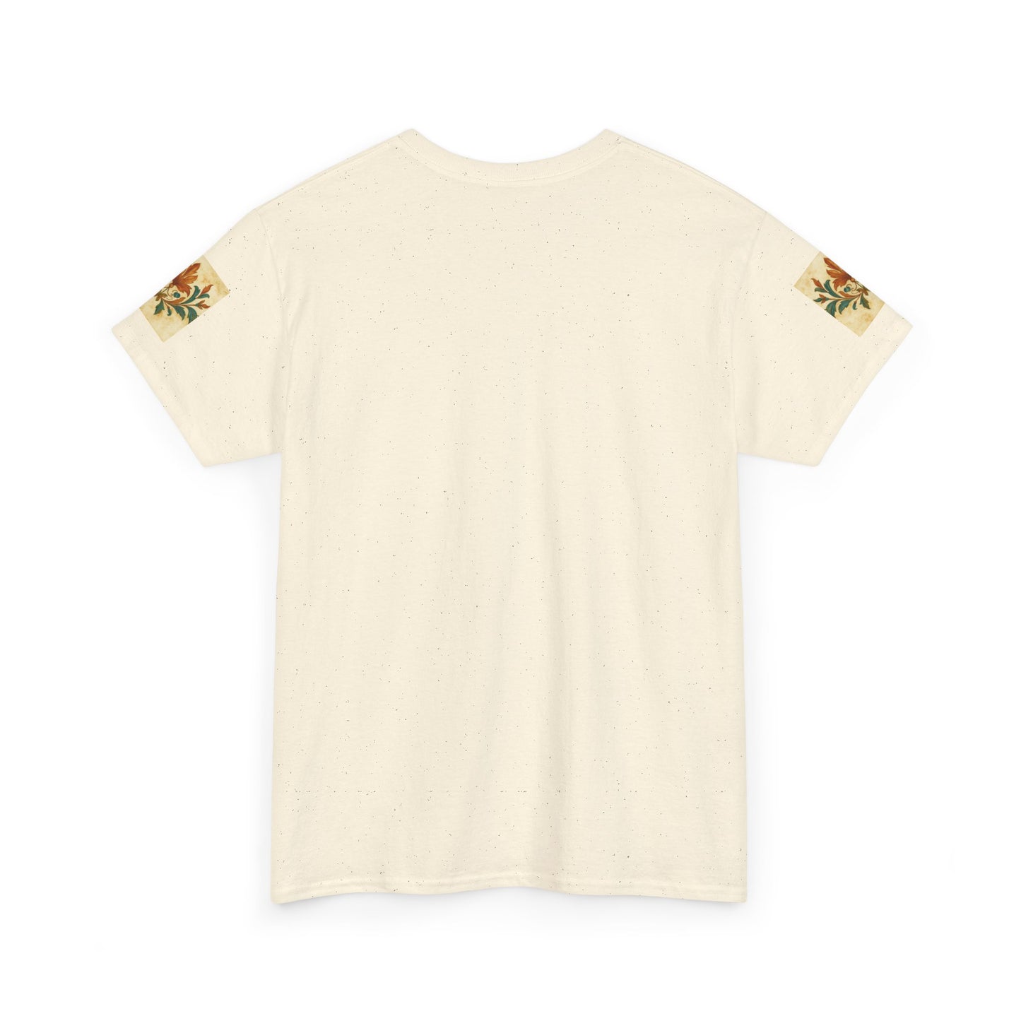 Vintage Botanical Unisex Heavy Cotton Tee, Floral Graphic Tee, Casual Summer Shirt, Gift for Nature Lovers, Eco-Friendly Apparel