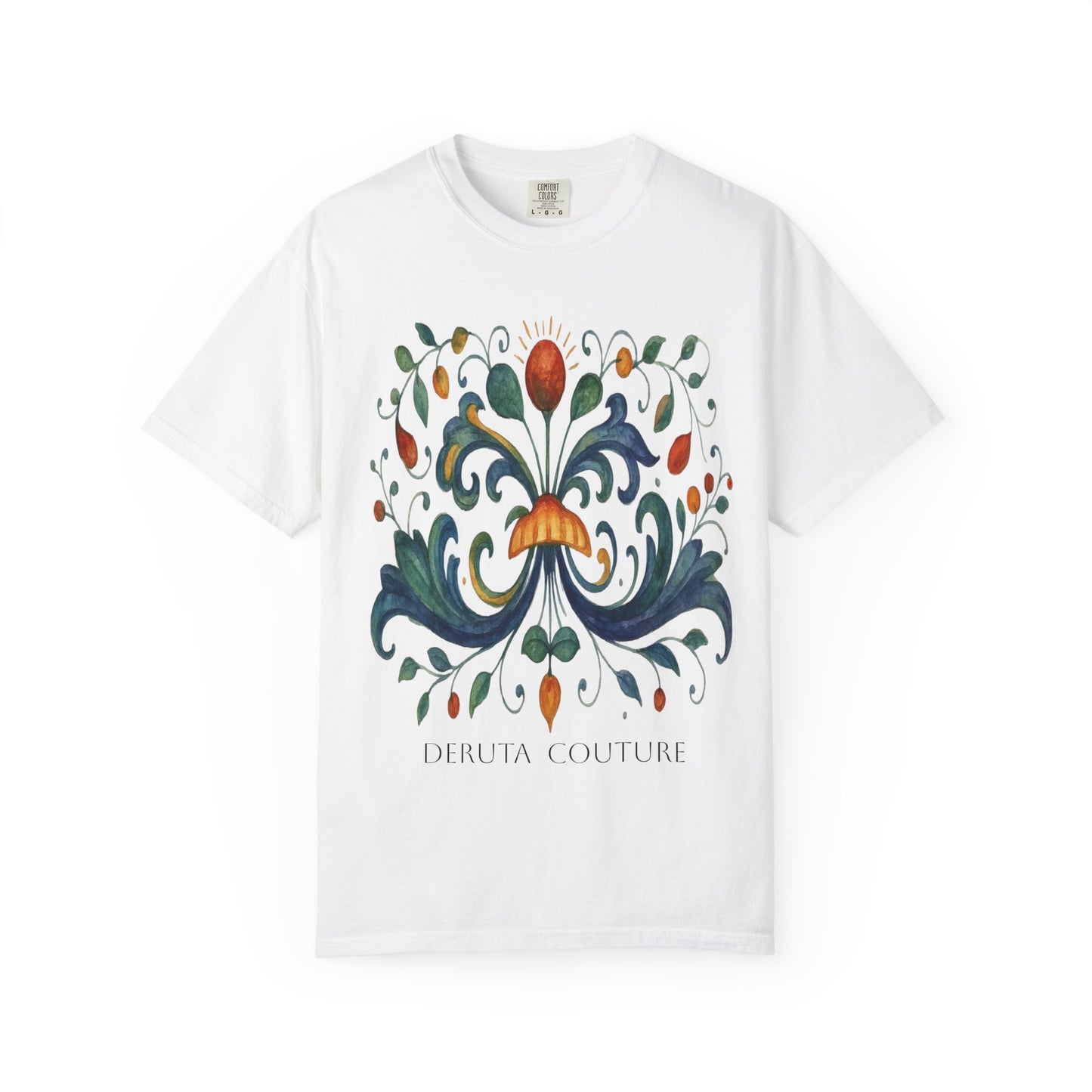 DERUTA COUTURE: Unisex Garment-Dyed T-shirt Ricco Italia Design