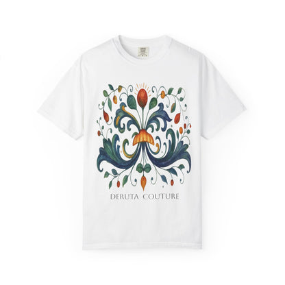 DERUTA COUTURE: Unisex Garment-Dyed T-shirt Ricco Italia Design