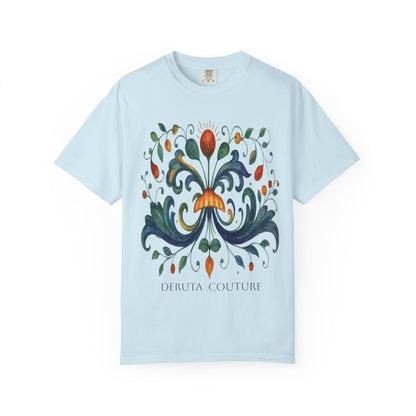 DERUTA COUTURE: Unisex Garment-Dyed T-shirt Ricco Italia Design