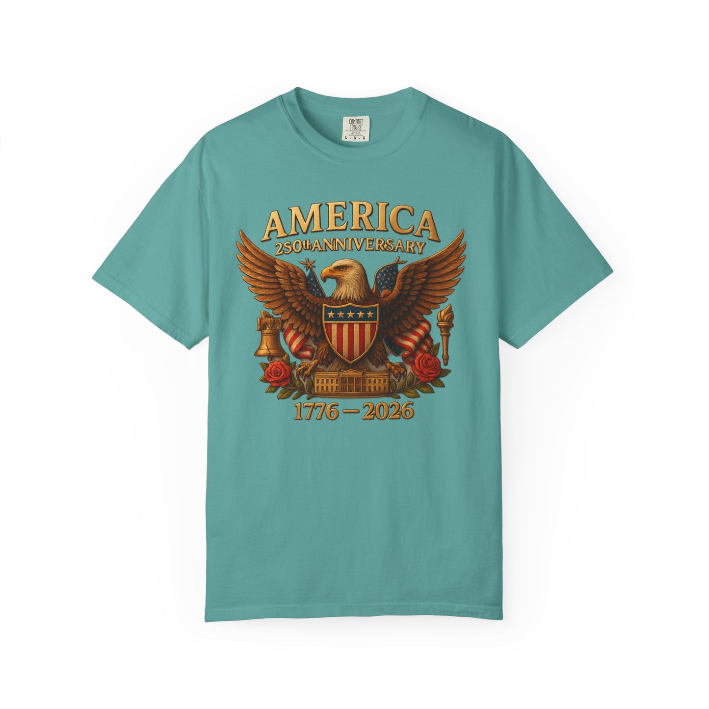 America 250th Anniversary Eagle T-Shirt — 1776–2026 Patriotic Tee