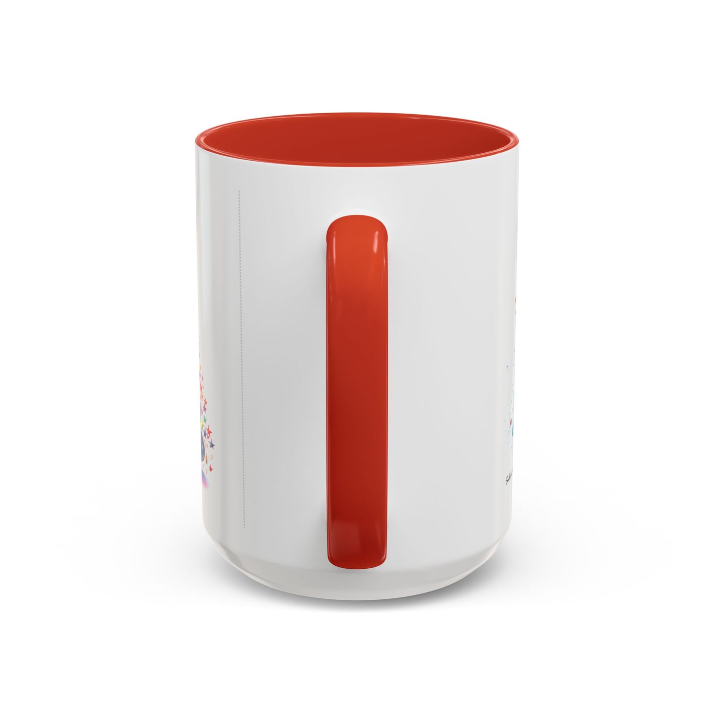 SUBLIMART: Christmas Tree Accent Coffee Mug, Holiday Gift, Cozy Home Decor, Festive Drinkware, Colorful Xmas Mug, Seasonal Beverage Cup