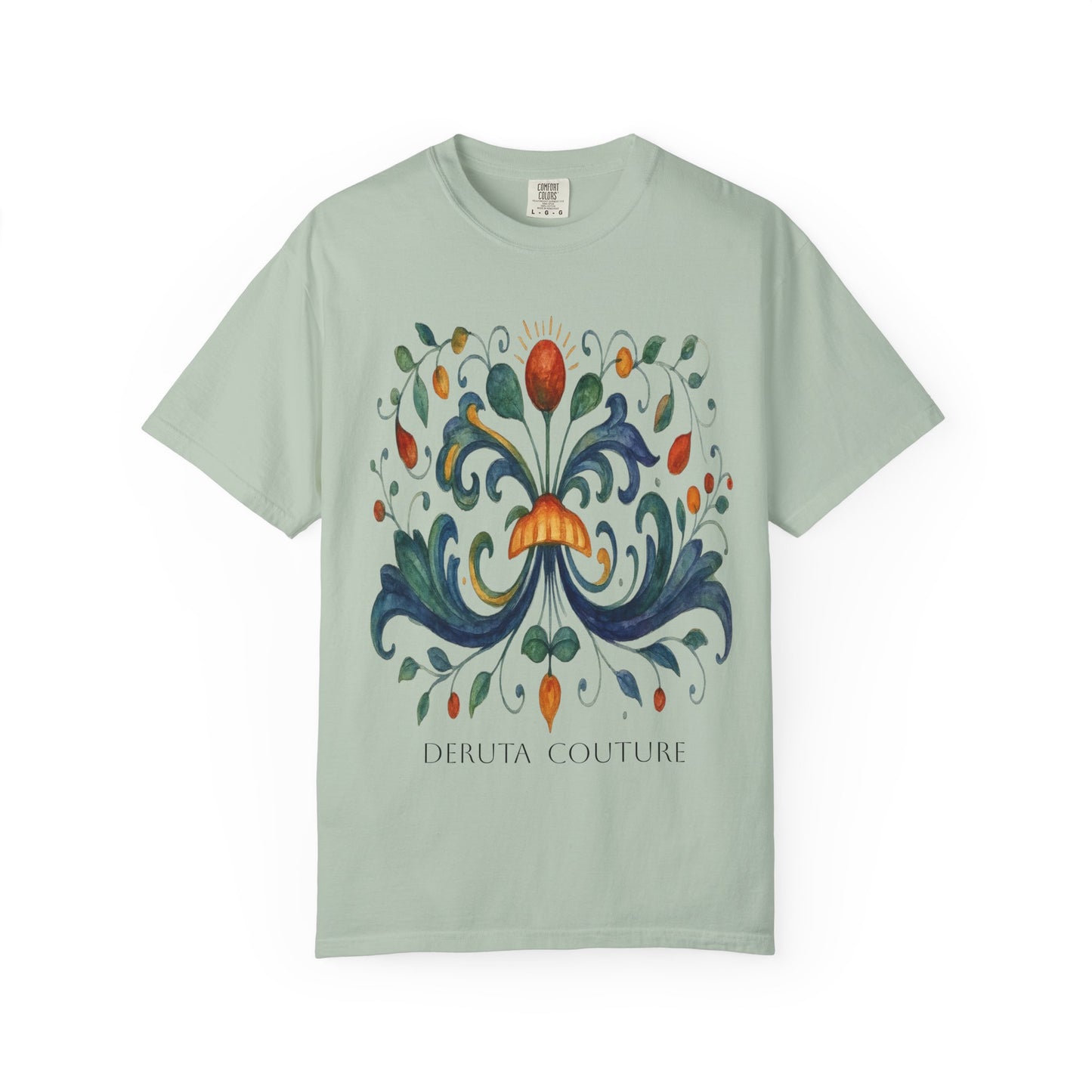 DERUTA COUTURE: Unisex Garment-Dyed T-shirt Ricco Italia Design