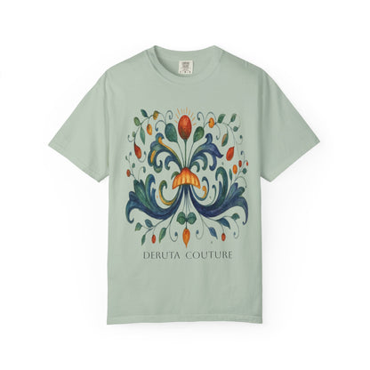 DERUTA COUTURE: Unisex Garment-Dyed T-shirt Ricco Italia Design