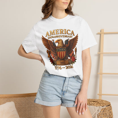 America 250th Anniversary Eagle T-Shirt — 1776–2026 Patriotic Tee