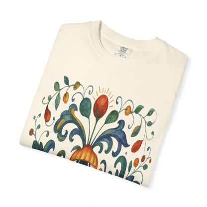 DERUTA COUTURE: Unisex Garment-Dyed T-shirt Ricco Italia Design