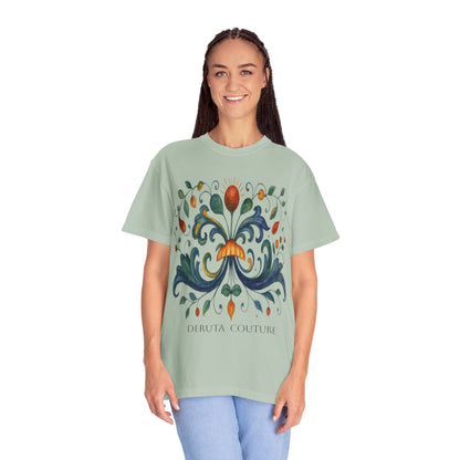 DERUTA COUTURE: Unisex Garment-Dyed T-shirt Ricco Italia Design