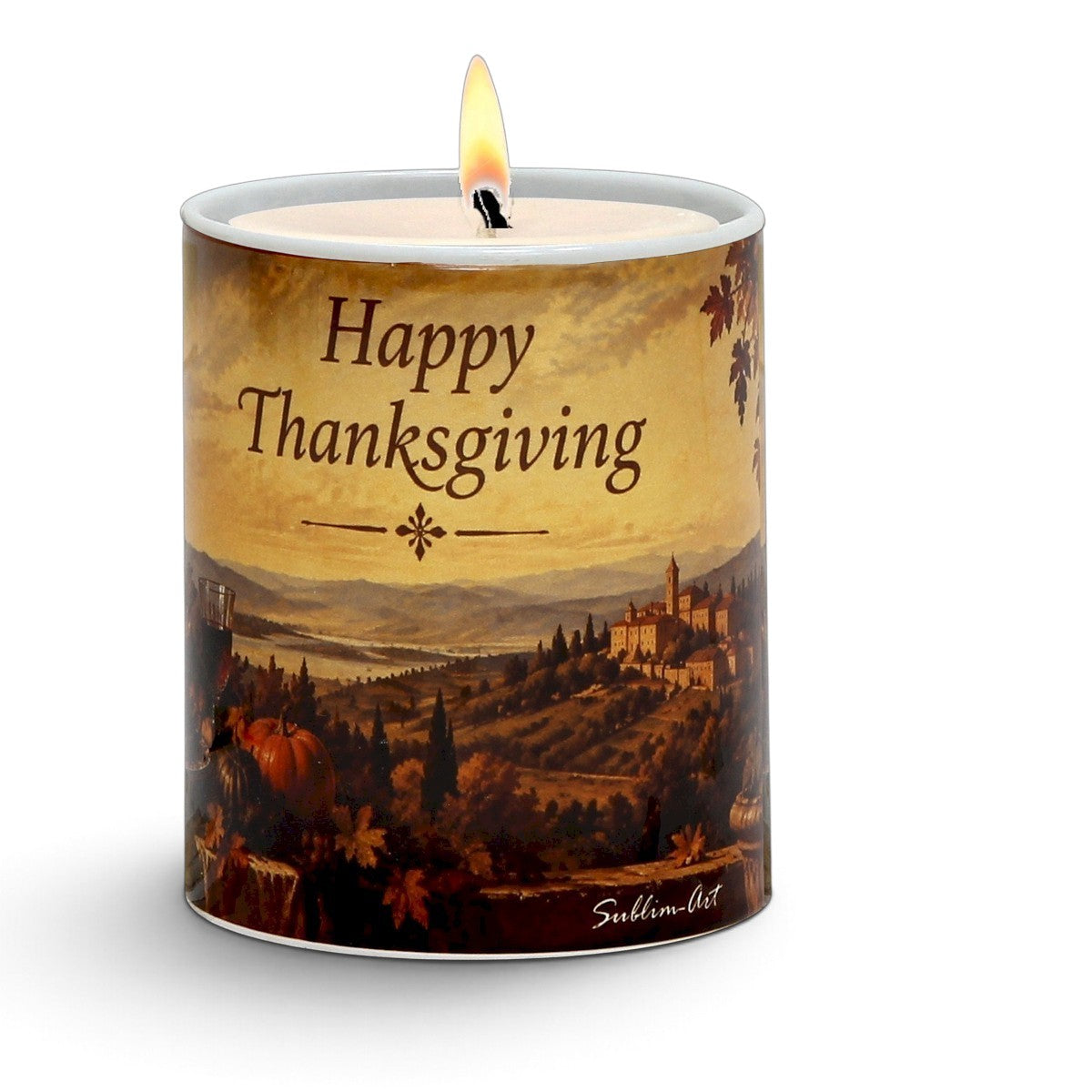 SUBLIMART: Thanksgiving Soy Wax Candle (11 Oz.)