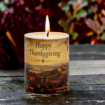 SUBLIMART: Thanksgiving Soy Wax Candle (11 Oz.)