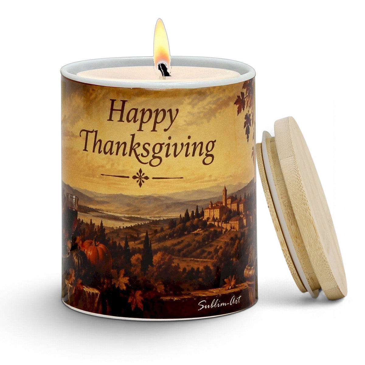 SUBLIMART: Thanksgiving Soy Wax Candle (11 Oz.)