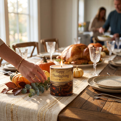 SUBLIMART: Thanksgiving Soy Wax Candle (11 Oz.)