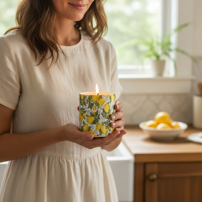 SUBLIMART: NEW! > POSITANO Porcelain Soy Wax Candle